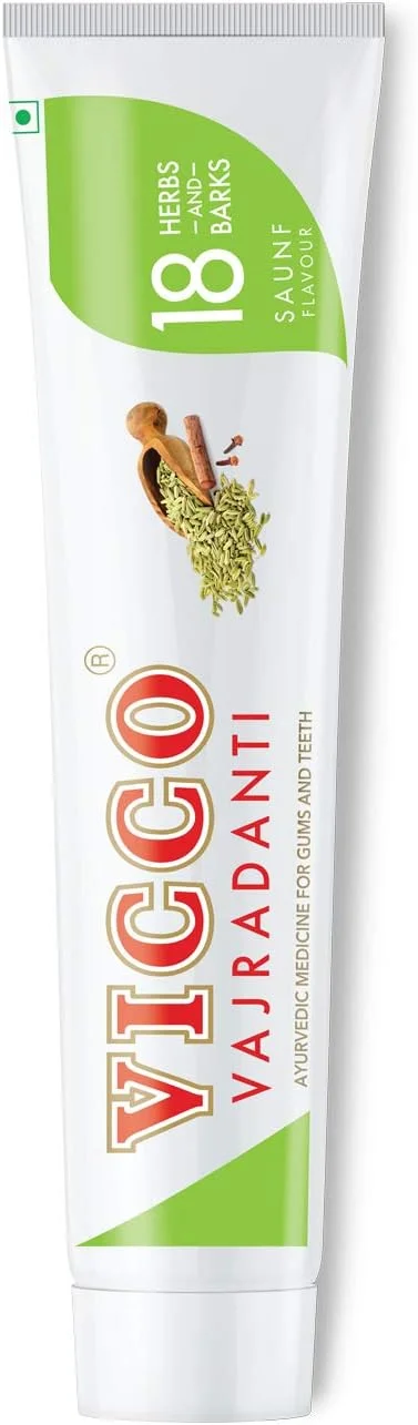 خمیر دندان گیاهی ویکو واجرادانتی با طعم رازیانه - 160 گرم