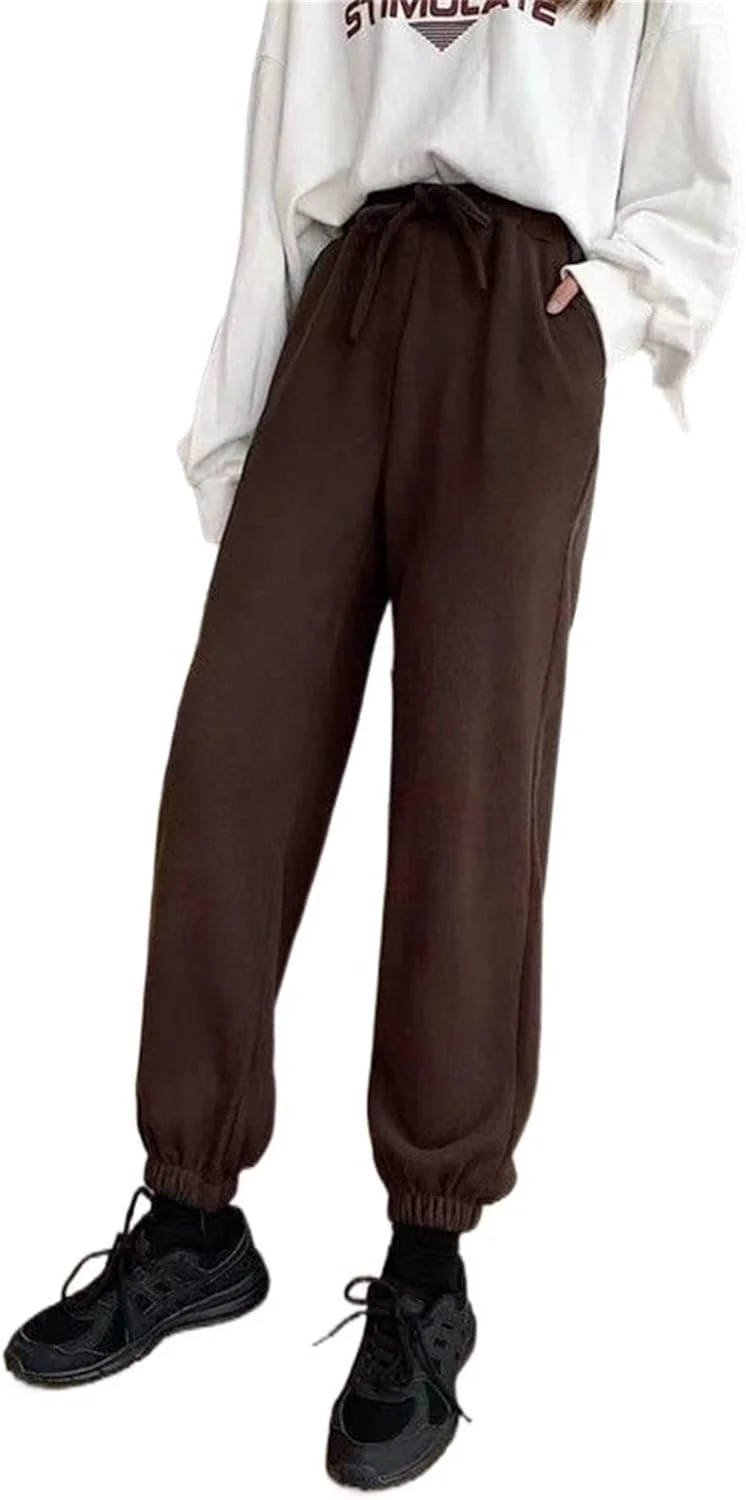 شلوار زنانه BEABAG، شلوار زنانه، ست شلوار بلند تا مچ پا با استایل خیابانی رترو، کمر بلند، ورودی های غیر رسمی ملایم (رنگ: قهوه ای، سایز: XXXL) شلوار زنانه BEABAG، شلوار زنانه، ست شلوار بلند تا مچ پا با استایل خیابانی رترو، کمر بلند، ورودی های غیر رسمی ملایم (رنگ: قهوه ای، سایز: XXXL)