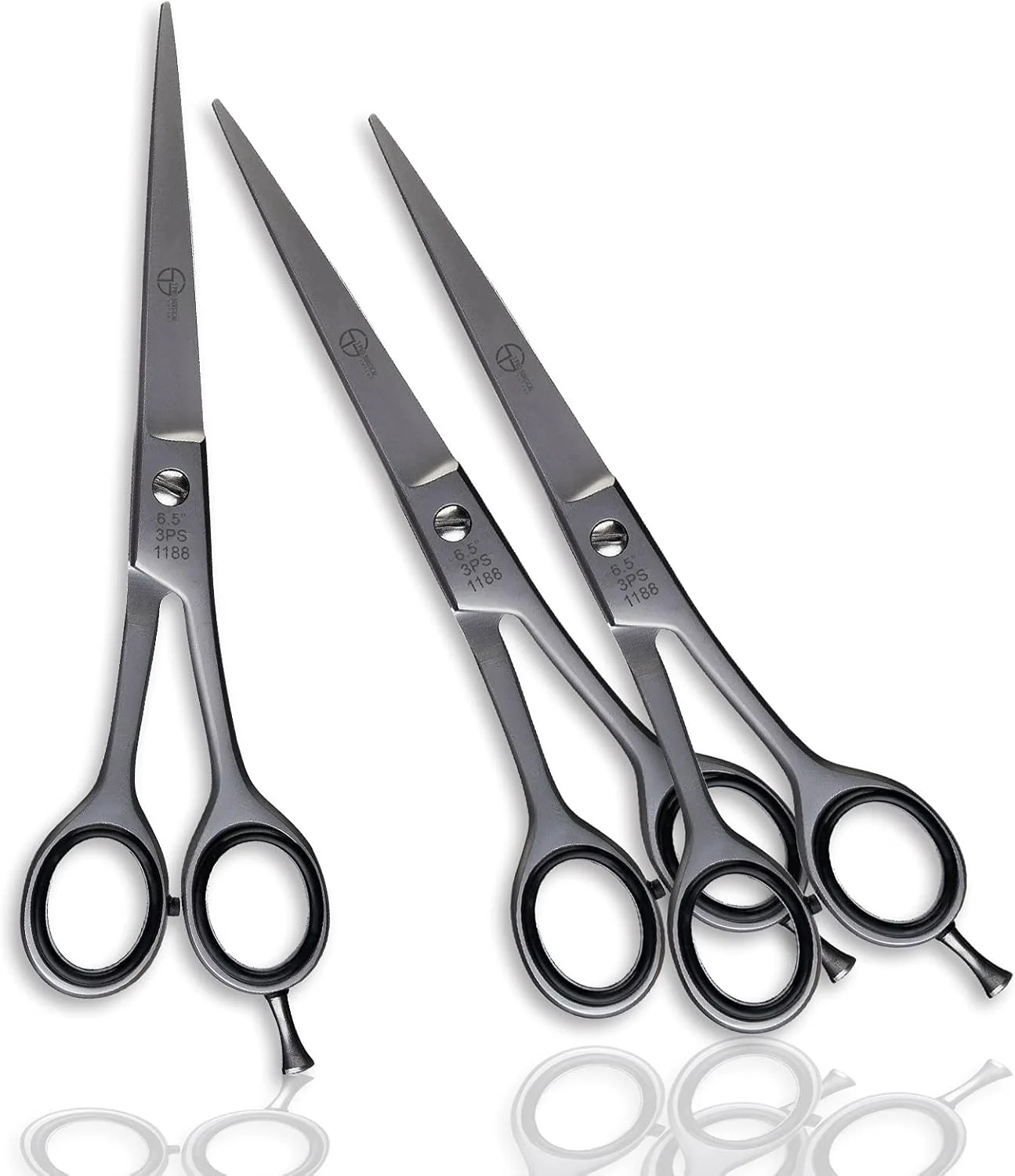 قیچی آرایشگری حرفه ای استیل ضد زنگ 3Pro Surgical برای آقایان و بانوان، 6.5 اینچ قیچی آرایشگری حرفه ای استیل ضد زنگ 3Pro Surgical برای آقایان و بانوان، 6.5 اینچ