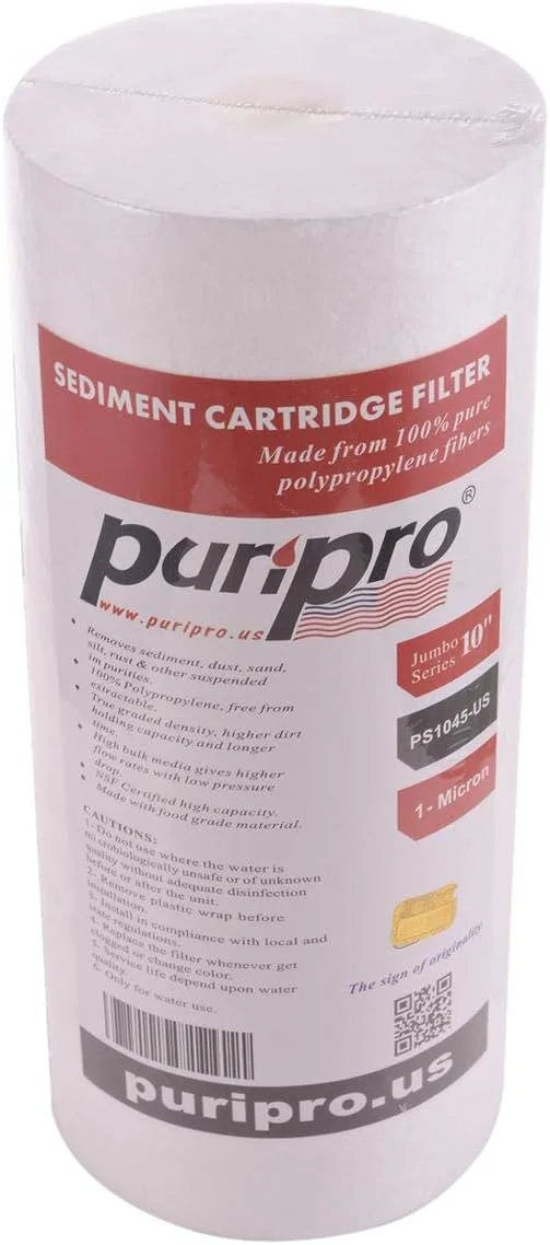 فیلتر کل خانه پوری پرو وان - یک عدد جامبو 10 اینچی، آبی، اتصال 1 اینچی