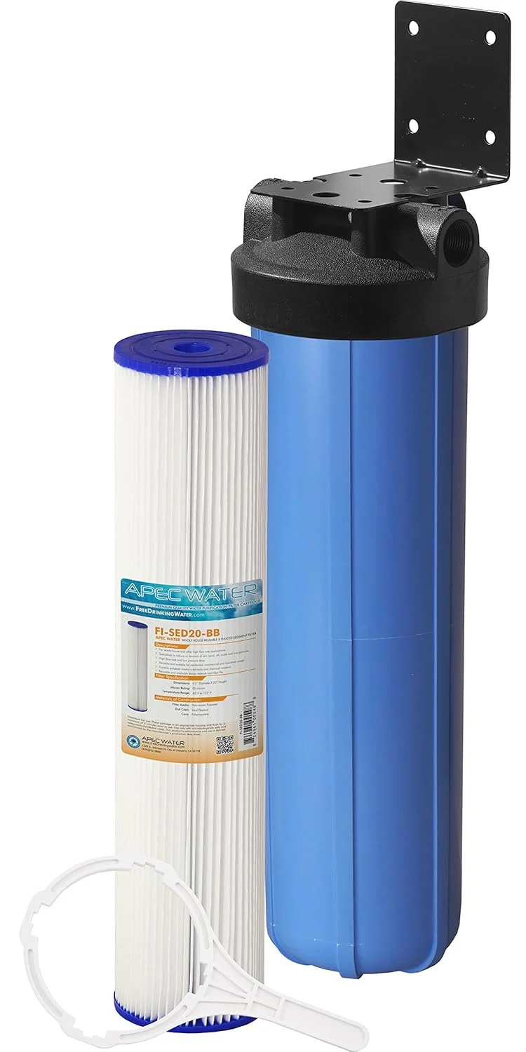 سیستم فیلتر آب رسوبی کل خانه APEC Water Systems CB1-SED20-BB، سیستم فیلتراسیون خانگی 20 اینچ BB
