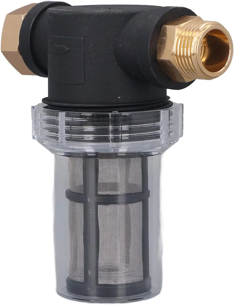 فیلتر رسوب آب کل خانه پلاستیک مهندسی رزوه 3/4 اینچ جلوگیری از مسدود شدن فیلتر آبیاری مجدد باغ برای مصارف خانگی