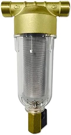 فیلتر رسوب گیر چرخشی، فیلتر پیش تصفیه آب کل خانه، قابل استفاده مجدد، 40-60 میکرومتر