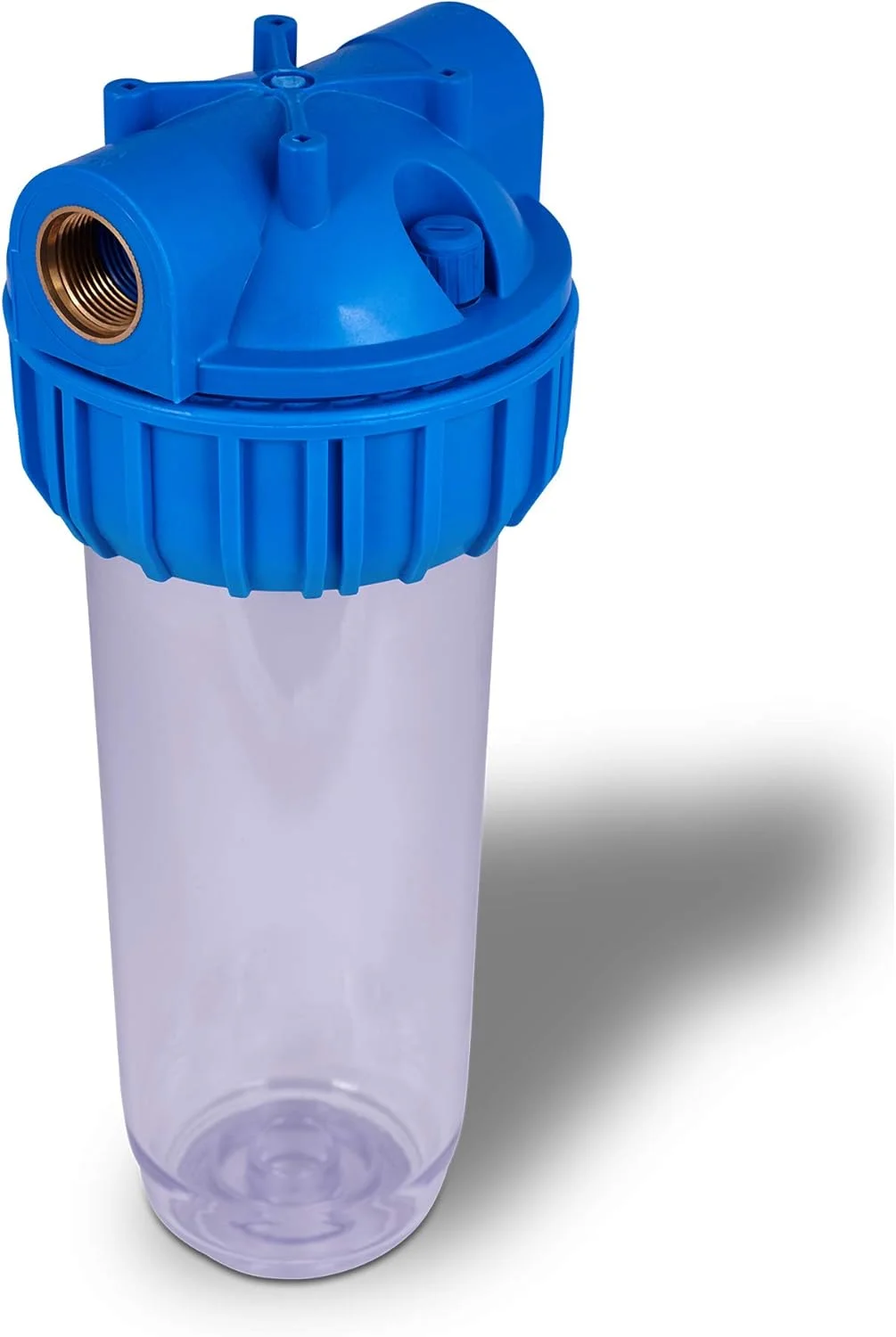 سیستم فیلتر آب خانگی 10 اینچی شفاف استاندارد Ronaqua با دکمه کاهش فشار، پورت برنجی ورودی/خروجی 3/4 اینچ RA-125-10-PP-10-5M سیستم فیلتر آب خانگی 10 اینچی شفاف استاندارد Ronaqua با دکمه کاهش فشار، پورت برنجی ورودی/خروجی 3/4 اینچ RA-125-10-PP-10-5M