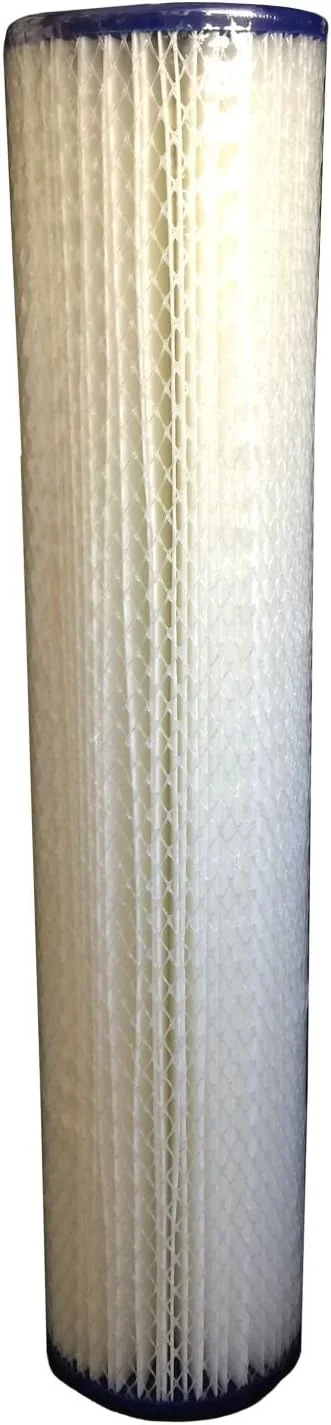 فیلتر رسوب پلیسه ای 20 میکرون Water Filters Depot (WFD) WF-PE2020-BB، 4.5"x20"، مناسب برای محفظه های 20 اینچ Big Blue (BB) سیستم های کل خانه (20 میکرون) WF-PE2020-BB