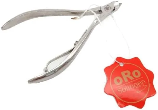 انبرک حرفه ای کوتیکول Oro Solingen، ابزار مراقبت از ناخن، نقره ای انبرک حرفه ای کوتیکول Oro Solingen، ابزار مراقبت از ناخن، نقره ای