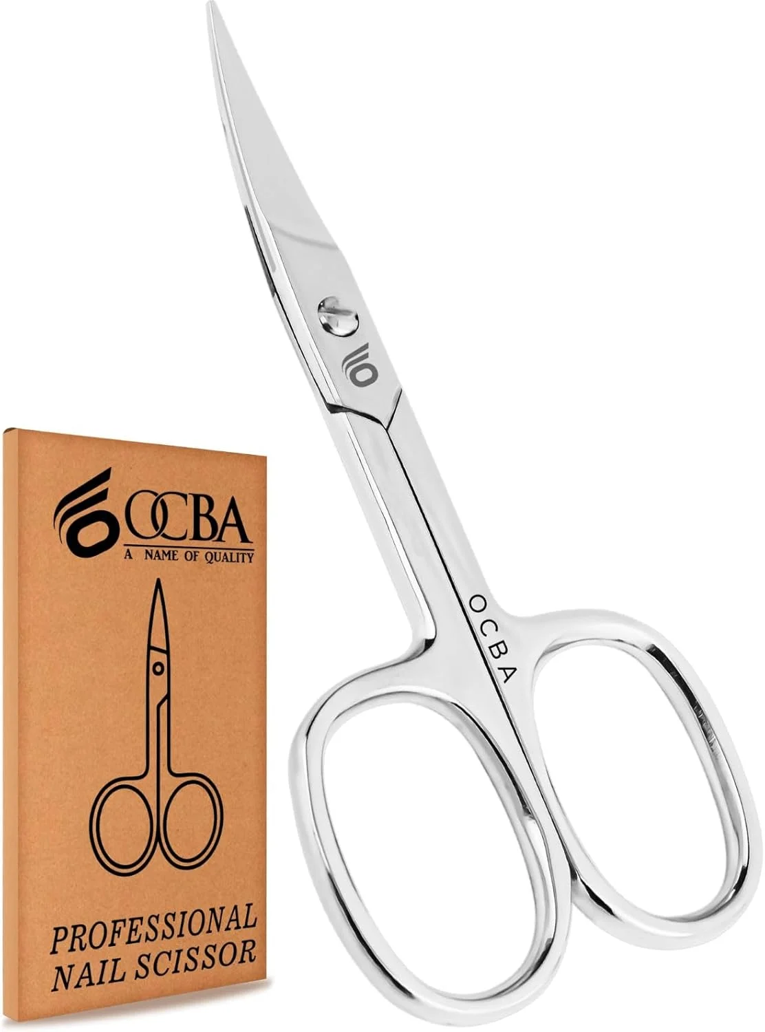 قیچی ناخن و کوتیکول OCBA، استیل ضد زنگ حرفه ای، تیغه منحنی تیز، مناسب برای ناخن های ضخیم پا، مانیکور، پدیکور، ابرو، موی بینی و ریش، آقایان و بانوان قیچی ناخن و کوتیکول OCBA، استیل ضد زنگ حرفه ای، تیغه منحنی تیز، مناسب برای ناخن های ضخیم پا، مانیکور، پدیکور، ابرو، موی بینی و ریش، آقایان و بانوان