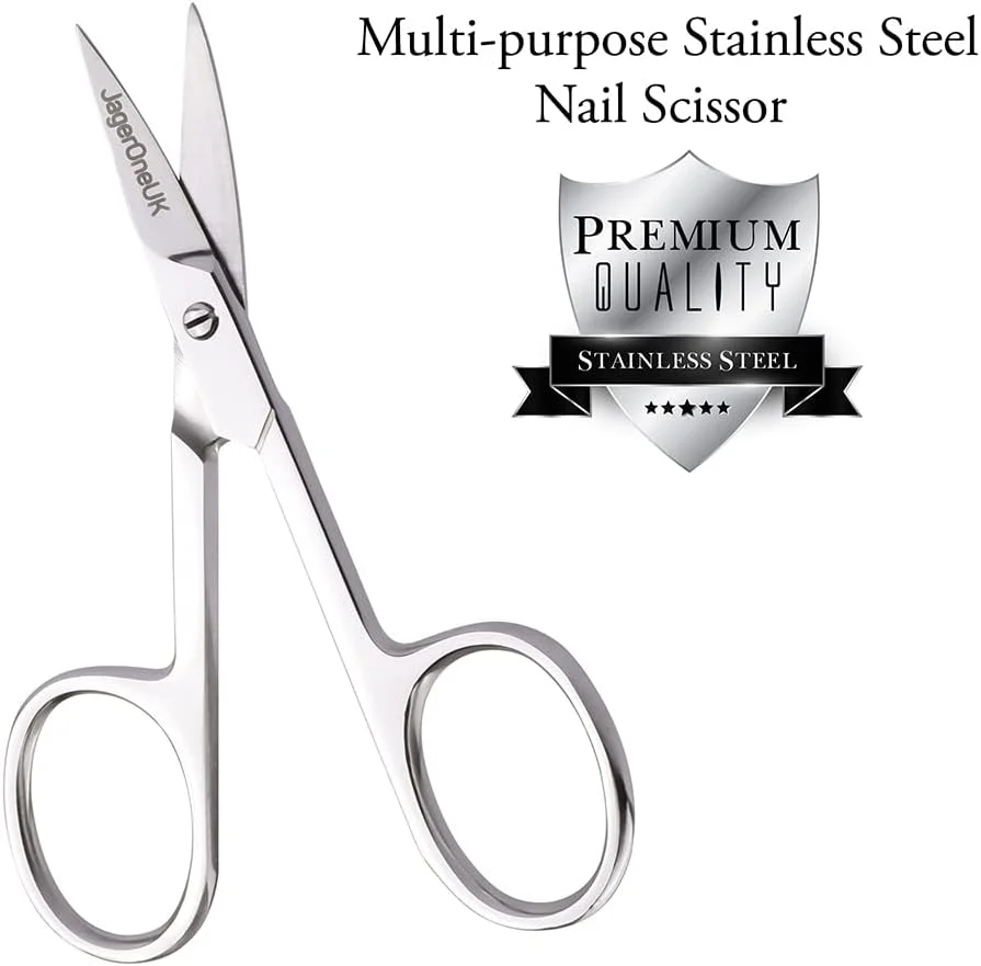 قیچی ناخن حرفه ای، تیغه تیز چند منظوره استیل ضد زنگ ابزار زیبایی برای مانیکور، پدیکور، ناخن انگشتان دست و پا، ابرو، مژه و پوست خشک قیچی ناخن حرفه ای، تیغه تیز چند منظوره استیل ضد زنگ ابزار زیبایی برای مانیکور، پدیکور، ناخن انگشتان دست و پا، ابرو، مژه و پوست خشک