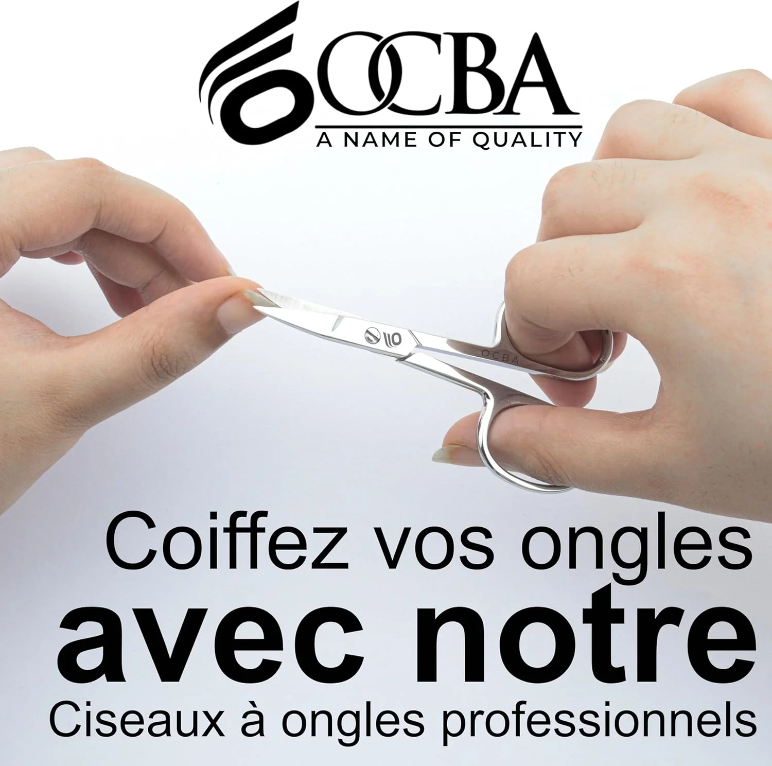 قیچی ناخن و کوتیکول OCBA، استیل ضد زنگ حرفه ای، تیغه منحنی تیز، مناسب برای ناخن های ضخیم پا، مانیکور، پدیکور، ابرو، موی بینی و ریش، آقایان و بانوان قیچی ناخن و کوتیکول OCBA، استیل ضد زنگ حرفه ای، تیغه منحنی تیز، مناسب برای ناخن های ضخیم پا، مانیکور، پدیکور، ابرو، موی بینی و ریش، آقایان و بانوان