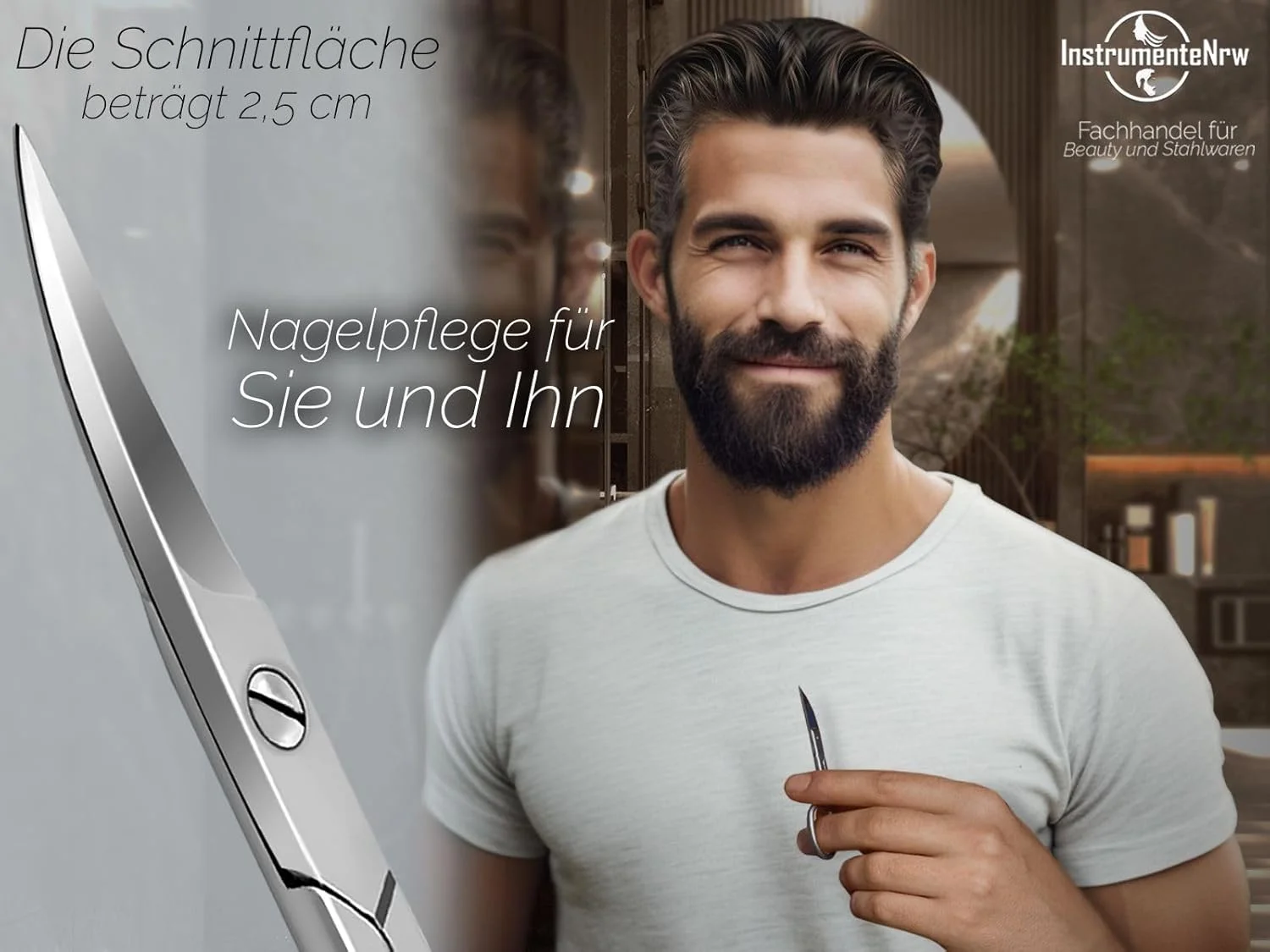 قیچی ناخن سولینگن با دندانه های ریز یک طرفه، ساخت آلمان، قیچی ناخن پا از جنس استیل ضد زنگ با سطح برش فوق العاده تیز و کمی خمیده برای مانیکور و پدیکور، 9.5 سانتی متر قیچی ناخن سولینگن با دندانه های ریز یک طرفه، ساخت آلمان، قیچی ناخن پا از جنس استیل ضد زنگ با سطح برش فوق العاده تیز و کمی خمیده برای مانیکور و پدیکور، 9.5 سانتی متر