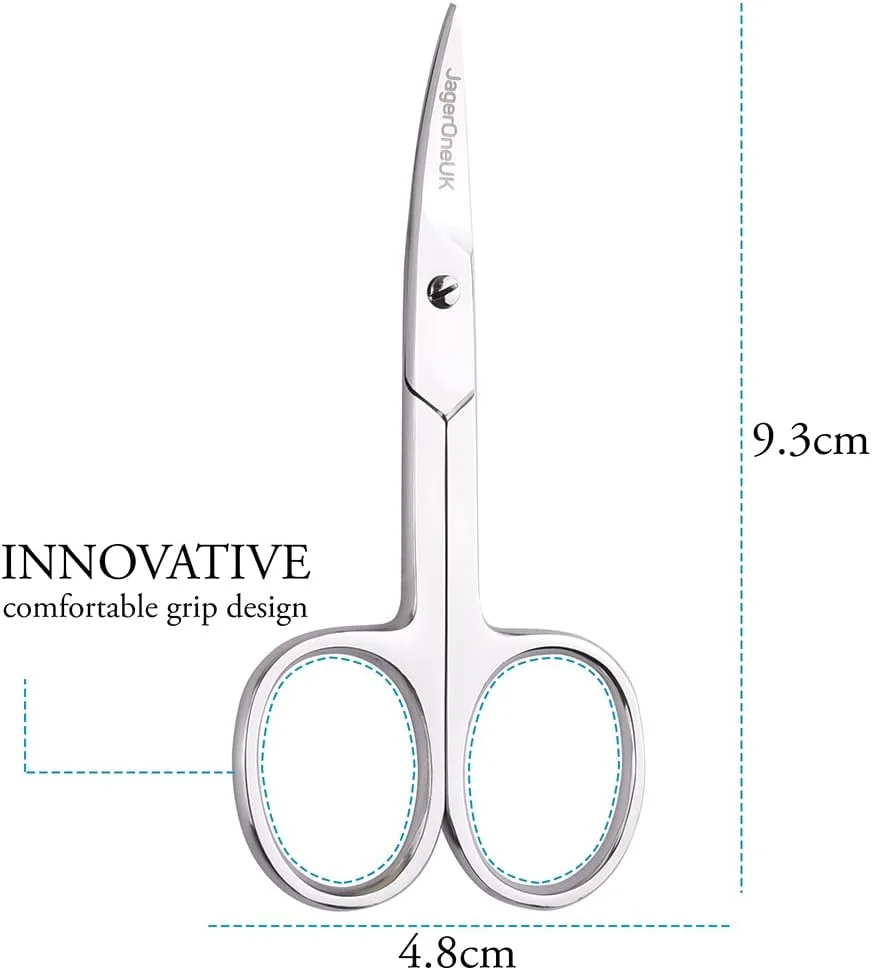 قیچی ناخن حرفه ای، تیغه تیز چند منظوره استیل ضد زنگ ابزار زیبایی برای مانیکور، پدیکور، ناخن انگشتان دست و پا، ابرو، مژه و پوست خشک قیچی ناخن حرفه ای، تیغه تیز چند منظوره استیل ضد زنگ ابزار زیبایی برای مانیکور، پدیکور، ناخن انگشتان دست و پا، ابرو، مژه و پوست خشک