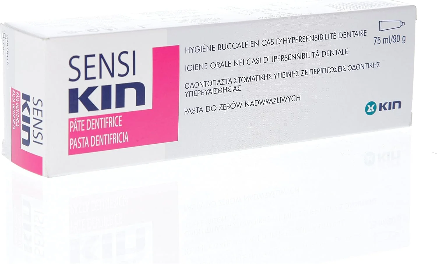 خمیر دندان کین سنسی 75 میلی لیتر ~ تسکین دندان های حساس، نیترات پتاسیم + فلوراید