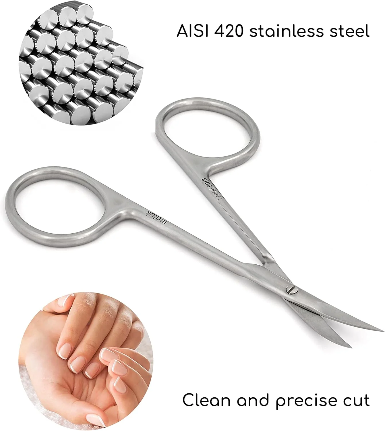 قیچی مانیکور حرفه ای بزرگ ملوک قیچی مانیکور حرفه ای بزرگ ملوک