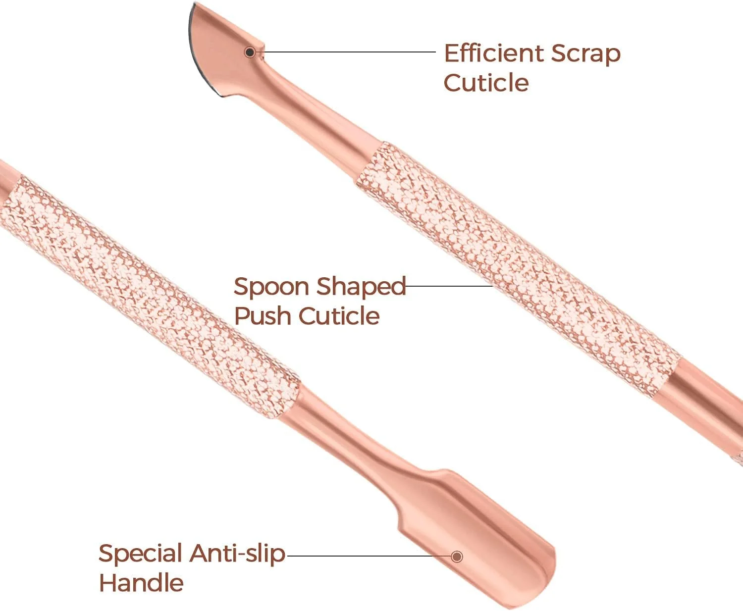 گوشت گیر ناخن KASTWAVE به همراه عقب زننده کوتیکول، از بین برنده کوتیکول حرفه ای، نیپر کوتیکول استیل ضد زنگ رنگین کمانی تیز و بادوام ابزار پدیکور مانیکور برای ناخن های دست و پا (رزگلد) گوشت گیر ناخن KASTWAVE به همراه عقب زننده کوتیکول، از بین برنده کوتیکول حرفه ای، نیپر کوتیکول استیل ضد زنگ رنگین کمانی تیز و بادوام ابزار پدیکور مانیکور برای ناخن های دست و پا (رزگلد)