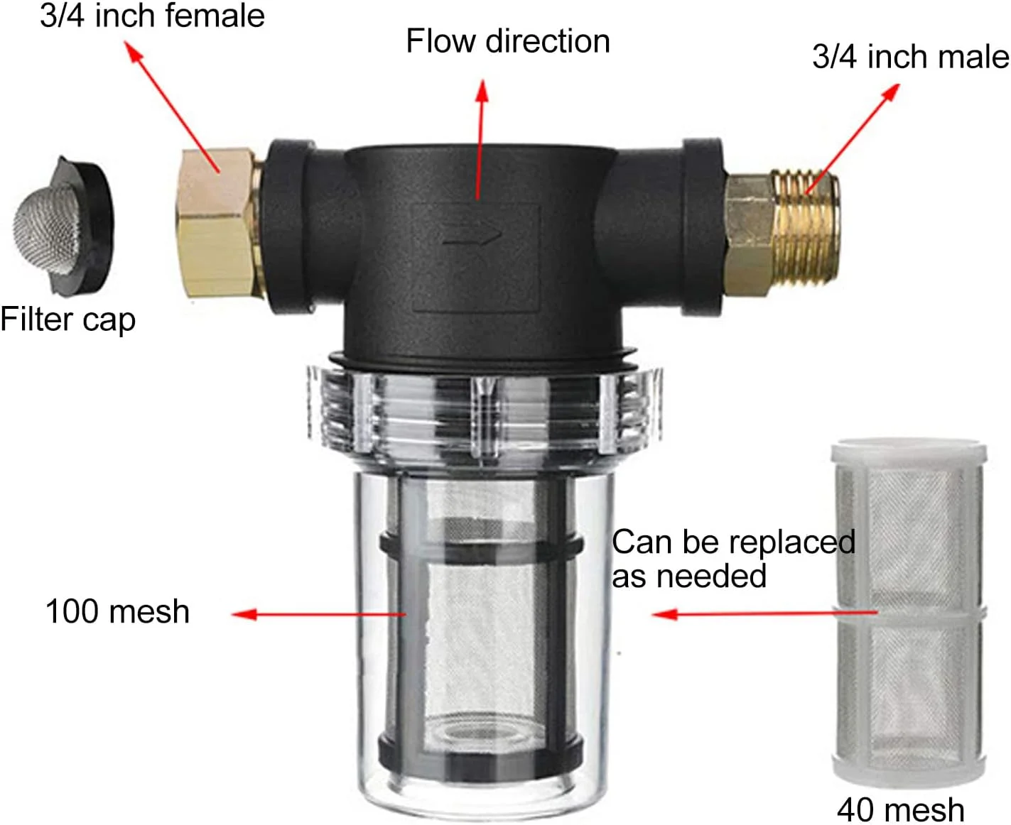 صافی شلنگ باغ، فیلتر شلنگ باغ برای ورودی آب دستگاه فشار قوی، فیلتر رسوب گیر خطی، پیش فیلتر رسوب گیر آب کل خانه، تجهیزات صنعتی صافی شلنگ باغ، فیلتر شلنگ باغ برای ورودی آب دستگاه فشار قوی، فیلتر رسوب گیر خطی، پیش فیلتر رسوب گیر آب کل خانه، تجهیزات صنعتی