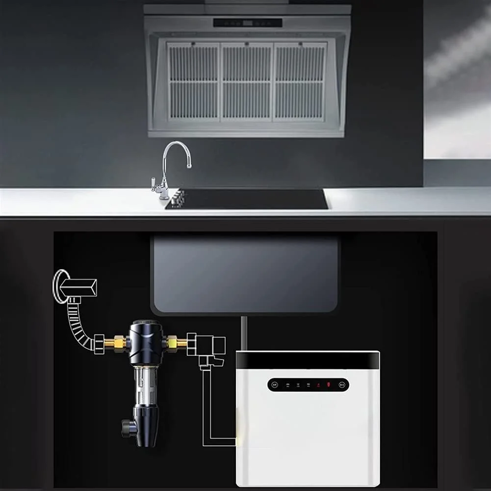 شیرهای فیلتر آب JIKWME، فیلتر رسوب چرخشی کل خانه قابل استفاده مجدد، حذف رسوب، حذف کلر، حذف فلزات سنگین 0.1-3Mpa (C2, 6 points-3/4) شیرهای فیلتر آب JIKWME، فیلتر رسوب چرخشی کل خانه قابل استفاده مجدد، حذف رسوب، حذف کلر، حذف فلزات سنگین 0.1-3Mpa (C2, 6 points-3/4)