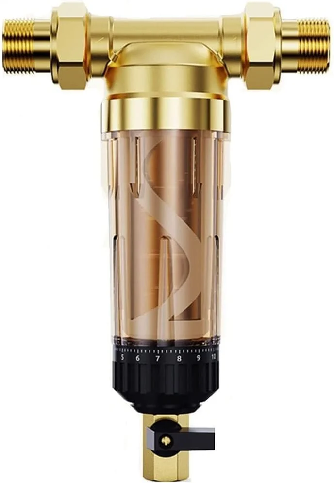 شیرهای فیلتر آب JIKWME، فیلترهای زیر سینکی، سیستم فیلتر رسوب چرخشی قابل استفاده مجدد برای کل خانه، پیش فیلتر برای دستگاه تصفیه آب 3 تن در ساعت، شستشوی معکوس سیفونی 40 میکرومتر (4 پوینت - 20 میلی متر) شیرهای فیلتر آب JIKWME، فیلترهای زیر سینکی، سیستم فیلتر رسوب چرخشی قابل استفاده مجدد برای کل خانه، پیش فیلتر برای دستگاه تصفیه آب 3 تن در ساعت، شستشوی معکوس سیفونی 40 میکرومتر (4 پوینت - 20 میلی متر)