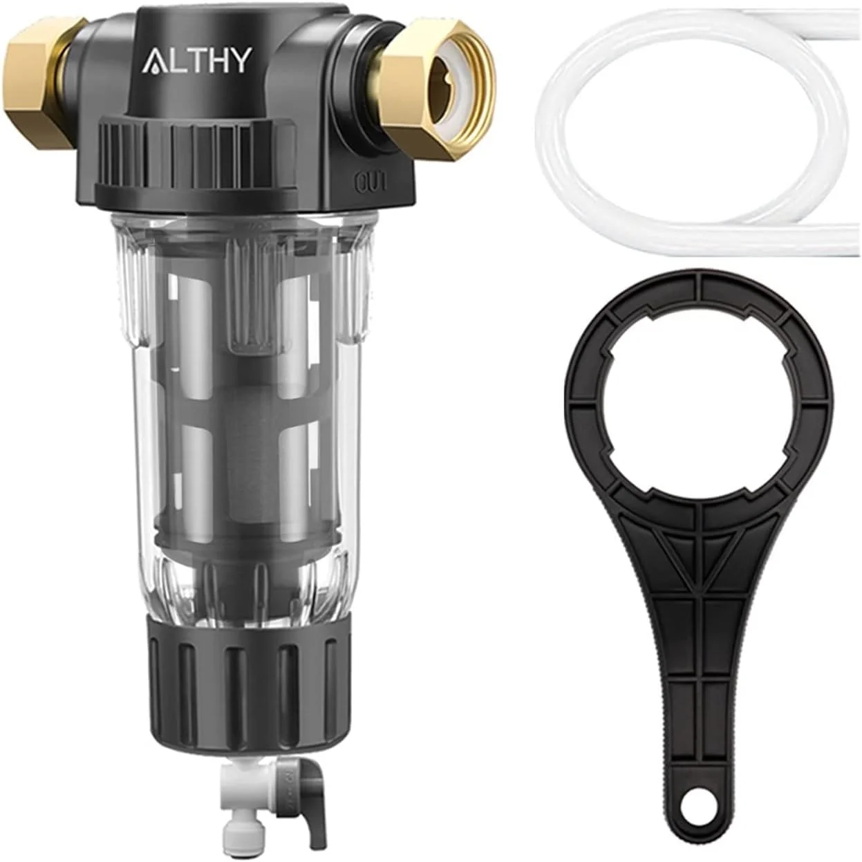 سیستم فیلتر آب LZFuiop، پیش فیلتر کل خانه، فیلتر رسوب چرخشی، سیستم تصفیه مرکزی، شستشوی معکوس، توری استیل ضد زنگ، چند منظوره (میزبان و 1 عدد فیلتر) سیستم فیلتر آب LZFuiop، پیش فیلتر کل خانه، فیلتر رسوب چرخشی، سیستم تصفیه مرکزی، شستشوی معکوس، توری استیل ضد زنگ، چند منظوره (میزبان و 1 عدد فیلتر)