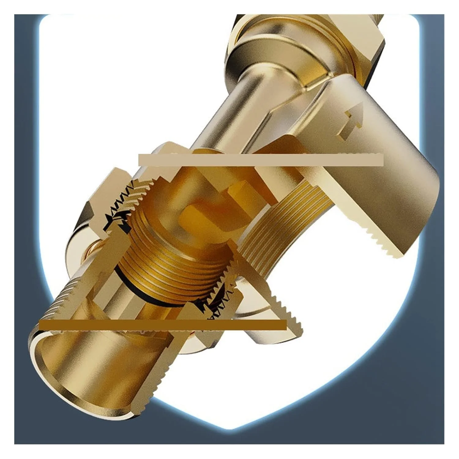 سیستم فیلتر آب JHQWIDD، فیلتر رسوب چرخشی قابل استفاده مجدد برای محافظت از سیستم پیش فیلتر کل خانه، گیج فشار مسی 40 میکرون با کاربردهای متنوع (گیج فشار) سیستم فیلتر آب JHQWIDD، فیلتر رسوب چرخشی قابل استفاده مجدد برای محافظت از سیستم پیش فیلتر کل خانه، گیج فشار مسی 40 میکرون با کاربردهای متنوع (گیج فشار)