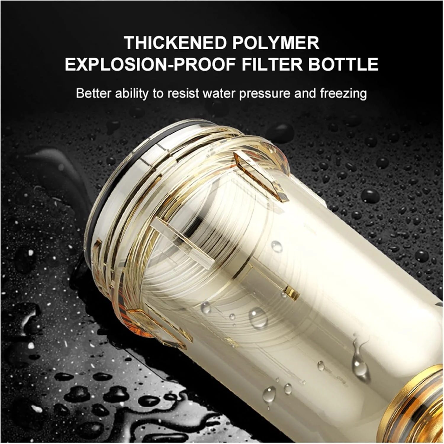 سیستم فیلتر آب JDOSHIS، پیش فیلتر، فیلتر کل خانه، سیستم تصفیه آب مرکزی برای خانه، 4500 لیتر در ساعت، 40 میکرومتر، جریان مخالف، شستشوی معکوس 360 درجه، چند منظوره (DN15 (0.5 اینچ))