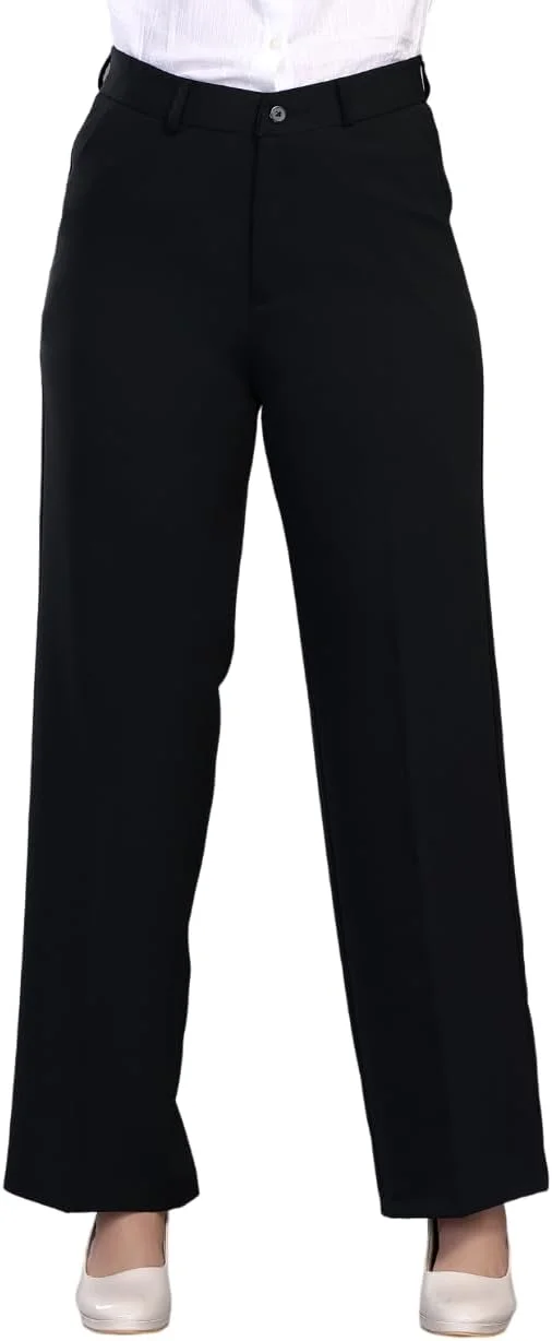 شلوار زنانه کرهای Channel-F، شلوار بگ فیت کمر بلند | مشکی (M) شلوار زنانه کرهای Channel-F، شلوار بگ فیت کمر بلند | مشکی (M)