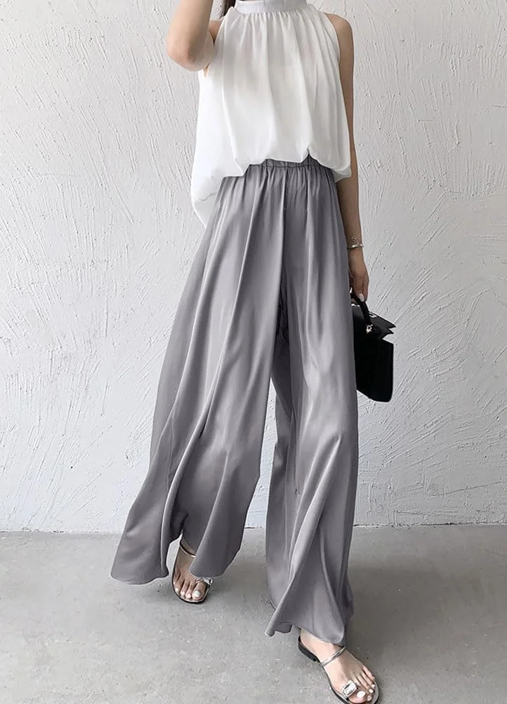 شلوارک زنانه چویا تو، ساتن ابریشمی، پاچه گشاد، کمر کشی بلند، مناسب مهمانی، لباس مجلسی و شلوار پالازو کژوال شلوارک زنانه چویا تو، ساتن ابریشمی، پاچه گشاد، کمر کشی بلند، مناسب مهمانی، لباس مجلسی و شلوار پالازو کژوال