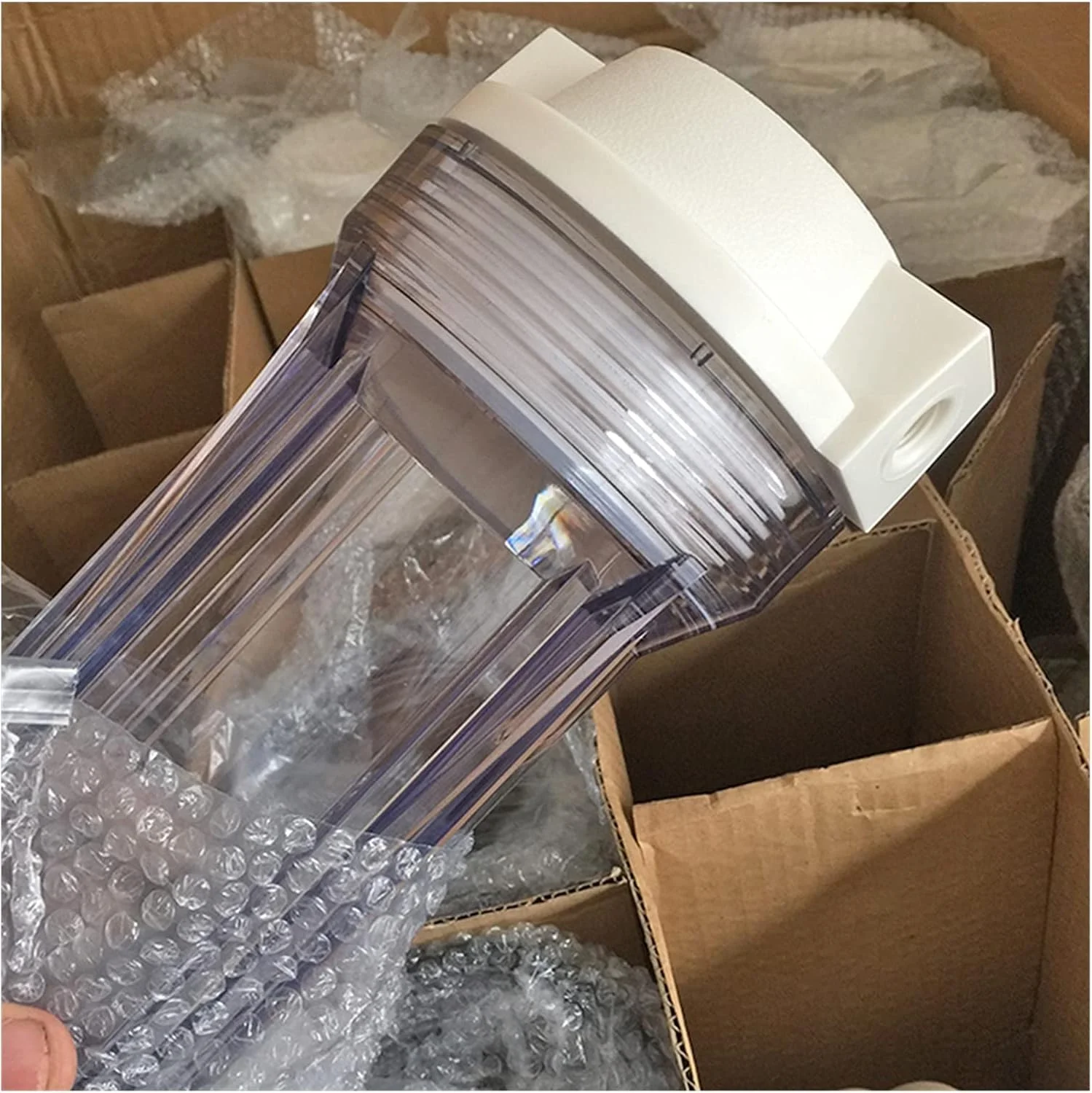 WWART آب مقطر 1 عدد قطعات فیلتر آب بطری فیلتر آب 10 اینچ ارتفاع اتصال 1/4 اینچ برای دستگاه تصفیه آب سیستم اسمز معکوس برای سینک