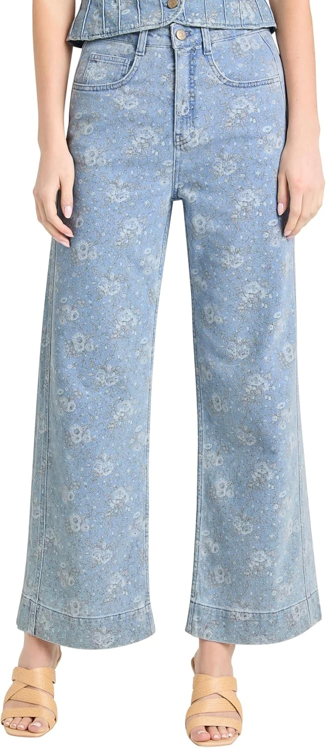 شلوار جین زنانه سینک ا سپت مدل Petite Bouquet Denim Betsy، رنگ Cornflower Multi، سایز 14 شلوار جین زنانه سینک ا سپت مدل Petite Bouquet Denim Betsy، رنگ Cornflower Multi، سایز 14