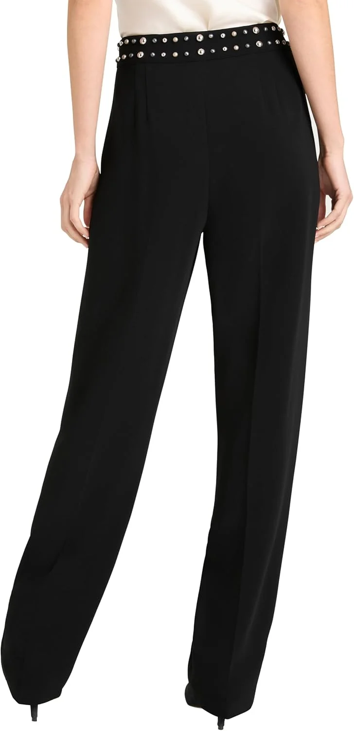 شلوار زنانه سینک آ سپت مدل اولگا نگین دار، مشکی، سایز 00 شلوار زنانه سینک آ سپت مدل اولگا نگین دار، مشکی، سایز 00