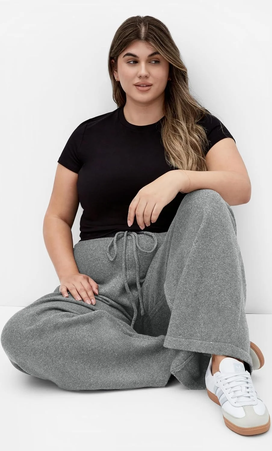 شلوار زنانه سایز بزرگ City Chic - Ally، ذغالی مارل، سایز 14 پلاس شلوار زنانه سایز بزرگ City Chic - Ally، ذغالی مارل، سایز 14 پلاس