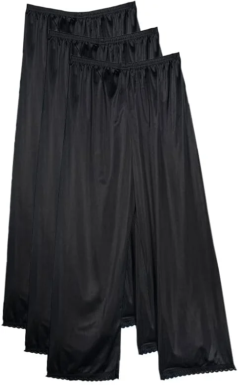 ست 3 عددی شلوار زنانه نرم و بلند، جنس ابریشم و پلی استر با کمر کشی ست 3 عددی شلوار زنانه نرم و بلند، جنس ابریشم و پلی استر با کمر کشی