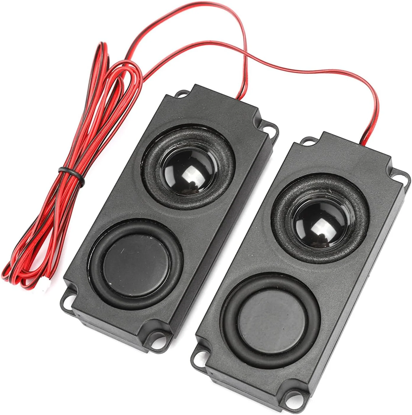 اسپیکر قابل حمل Eacam با بیس قوی 8Ω 5W، مگنت دوگانه 40 میلیمتری برای مانیتور تلویزیون، صدای واضح با دامنه گسترده، جنس ABS با اندازه کوچک، رنگ مشکی، اندازه 99x45x21 میلیمتر، عمر طولانی اسپیکر قابل حمل Eacam با بیس قوی 8Ω 5W، مگنت دوگانه 40 میلیمتری برای مانیتور تلویزیون، صدای واضح با دامنه گسترده، جنس ABS با اندازه کوچک، رنگ مشکی، اندازه 99x45x21 میلیمتر، عمر طولانی