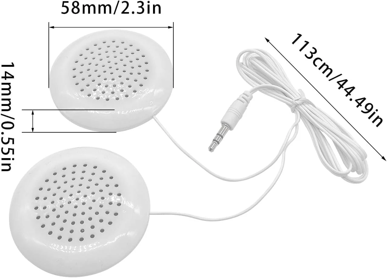 اسپیکر صوتی قابل حمل Flylin، اسپیکر استریو باس مینی 3.5 میلی متری جدید DIY برای تلفن همراه MP3 MP4، پخش کننده سی دی قابل حمل، اسپیکر کنار تختی برای خواب، صدای نرم منحصر به فرد و HD (سفید) اسپیکر صوتی قابل حمل Flylin، اسپیکر استریو باس مینی 3.5 میلی متری جدید DIY برای تلفن همراه MP3 MP4، پخش کننده سی دی قابل حمل، اسپیکر کنار تختی برای خواب، صدای نرم منحصر به فرد و HD (سفید)