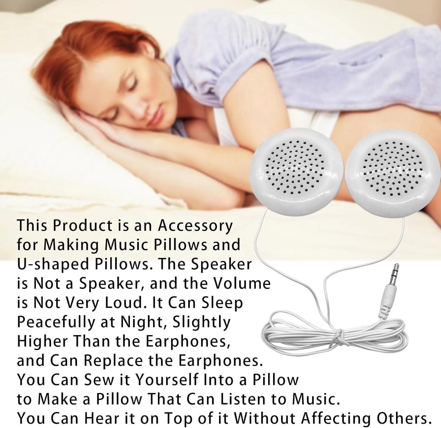 اسپیکر صوتی قابل حمل Flylin، اسپیکر استریو باس مینی 3.5 میلی متری جدید DIY برای تلفن همراه MP3 MP4، پخش کننده سی دی قابل حمل، اسپیکر کنار تختی برای خواب، صدای نرم منحصر به فرد و HD (سفید) اسپیکر صوتی قابل حمل Flylin، اسپیکر استریو باس مینی 3.5 میلی متری جدید DIY برای تلفن همراه MP3 MP4، پخش کننده سی دی قابل حمل، اسپیکر کنار تختی برای خواب، صدای نرم منحصر به فرد و HD (سفید)