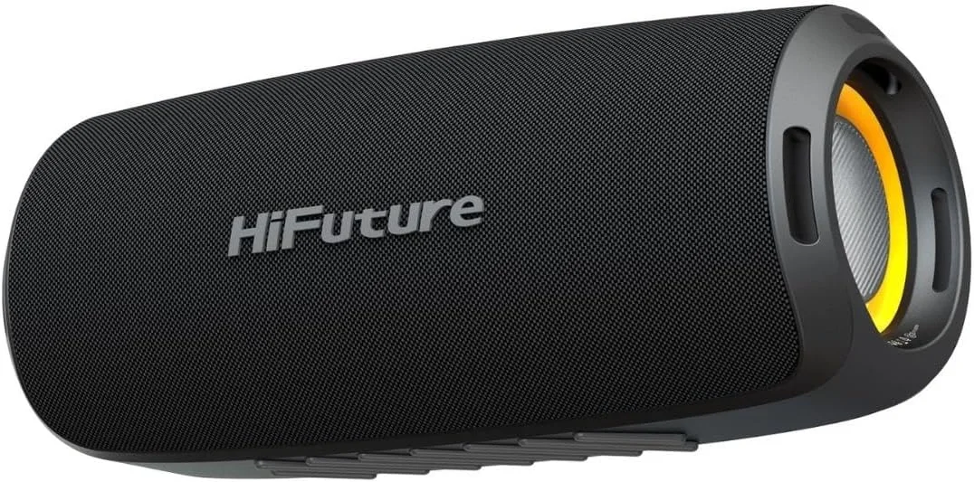 اسپیکر بلوتوثی قابل حمل HiFuture Gravity 45W – مشکی | ضد آب IPX7، نورپردازی RGB LED، 8 ساعت پخش، اتصال TWS، تقویت بیس، شارژ سریع USB-C اسپیکر بلوتوثی قابل حمل HiFuture Gravity 45W – مشکی | ضد آب IPX7، نورپردازی RGB LED، 8 ساعت پخش، اتصال TWS، تقویت بیس، شارژ سریع USB-C