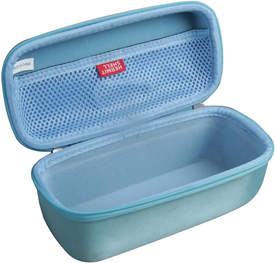 کیف حمل سخت Hermitshell برای اسپیکر بلوتوثی قابل حمل Ortizan مدل IPX7 ضد آب (آبی روشن)