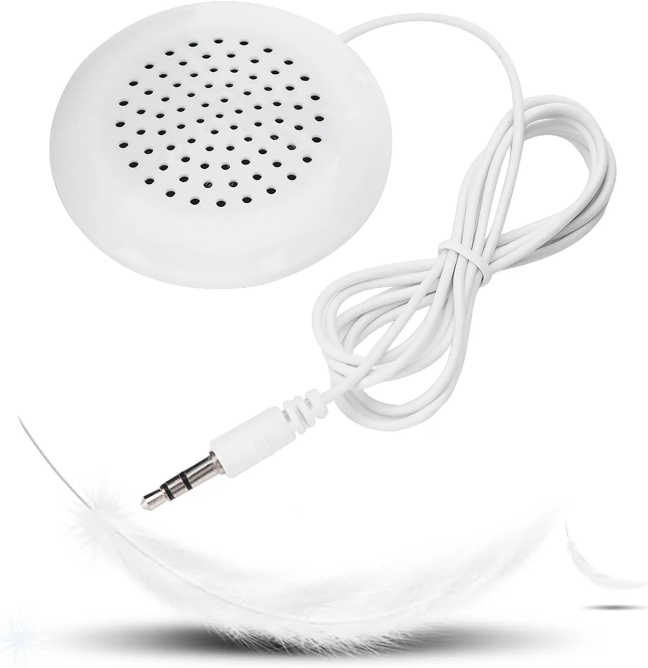 اسپیکر کوچک Garsent، اسپیکر بالشتی قابل حمل 3.5 میلی‌متری DIY با صدای استریو HIFI برای MP3، MP4، پخش کننده CD، تلفن همراه و موارد دیگر.