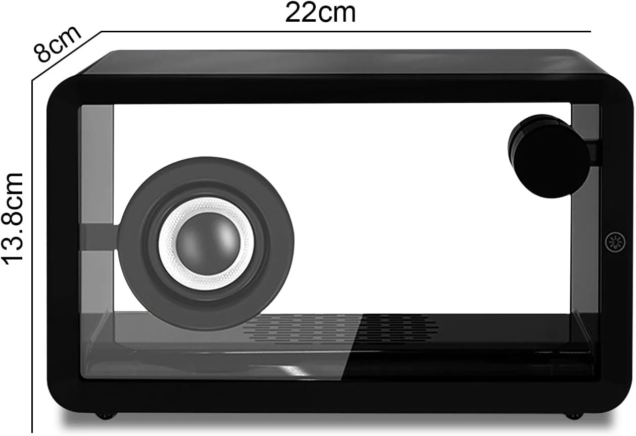 اسپیکر بلوتوثی قابل حمل شفاف Eoptify، اسپیکر بی سیم RGB، اسپیکرهای بی سیم قابل حمل به سبک کاست قدیمی، اسپیکر قابل شارژ با صدای HD 16 واتی برای خانه، مهمانی، مسافرت، بازی و اتاق نشیمن اسپیکر بلوتوثی قابل حمل شفاف Eoptify، اسپیکر بی سیم RGB، اسپیکرهای بی سیم قابل حمل به سبک کاست قدیمی، اسپیکر قابل شارژ با صدای HD 16 واتی برای خانه، مهمانی، مسافرت، بازی و اتاق نشیمن