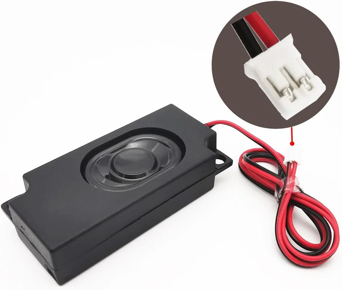 CTRICALVER دو عدد بلندگوی میکرو، 3 وات 8 اهم بلندگوهای کوچک قابل حمل با رابط 2 پین JST-PH2.0 برای انواع پروژه های الکترونیکی کوچک