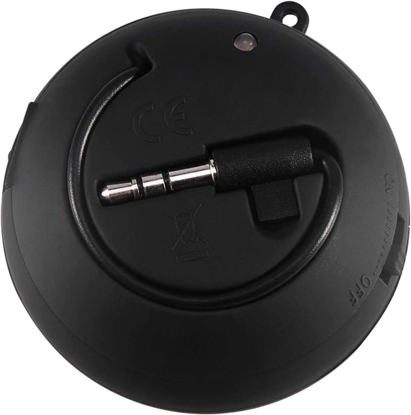 اسپیکر مسافرتی ciciglow، مینی اسپیکر قابل حمل با جک صوتی 3.5 میلی متری به همراه کابل شارژ USB برای MP3، MP4، MP5، کامپیوتر، تلفن های همراه، ابعاد 5.08 × 5.08 × 3.81 سانتی متر (مشکی)