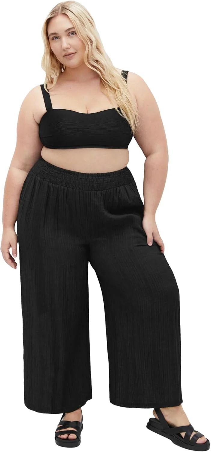 شلوار زنانه سایز بزرگ City Chic - مدل Maci، مشکی، سایز 16 پلاس