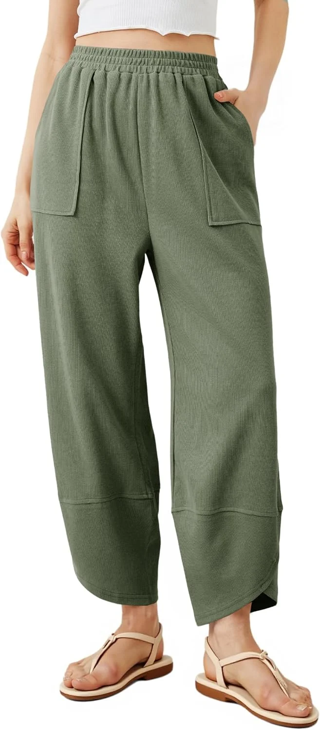 شلوار پالازو زنانه Cicy Bell، کمر کشی، پاچه گشاد، مدل حریم سرا با جیب شلوار پالازو زنانه Cicy Bell، کمر کشی، پاچه گشاد، مدل حریم سرا با جیب