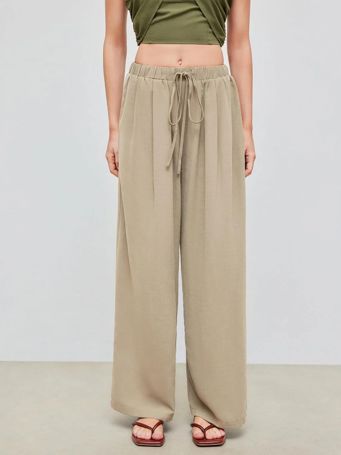 شلوار زنانه پاچه گشاد CIDER، شلوار کارگو زنانه، شلوار زنانه کمر کشی پاچه گشاد شلوار زنانه پاچه گشاد CIDER، شلوار کارگو زنانه، شلوار زنانه کمر کشی پاچه گشاد