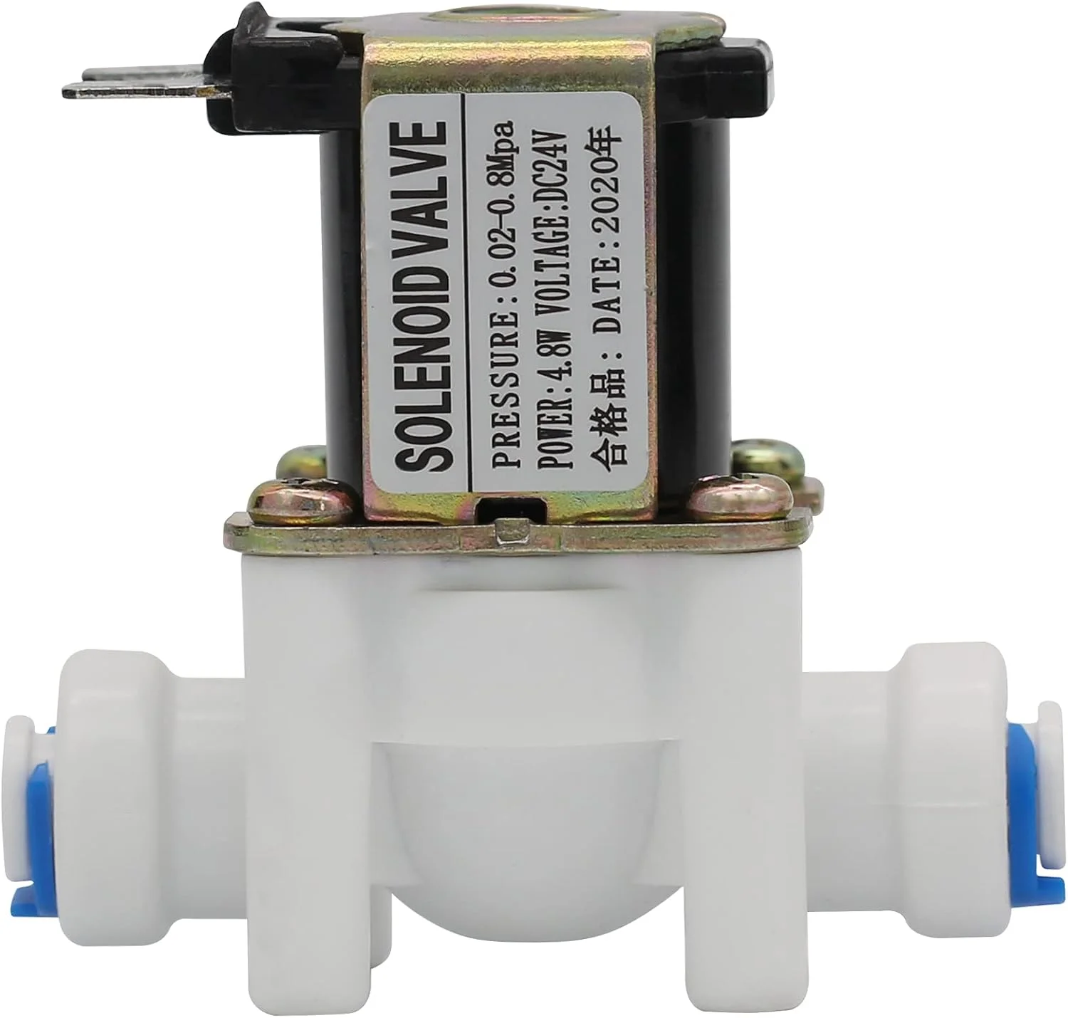 شیر برقی آب ورودی 24 ولت 1/4 اینچ DIGITEN برای سیستم تصفیه آب اسمز معکوس