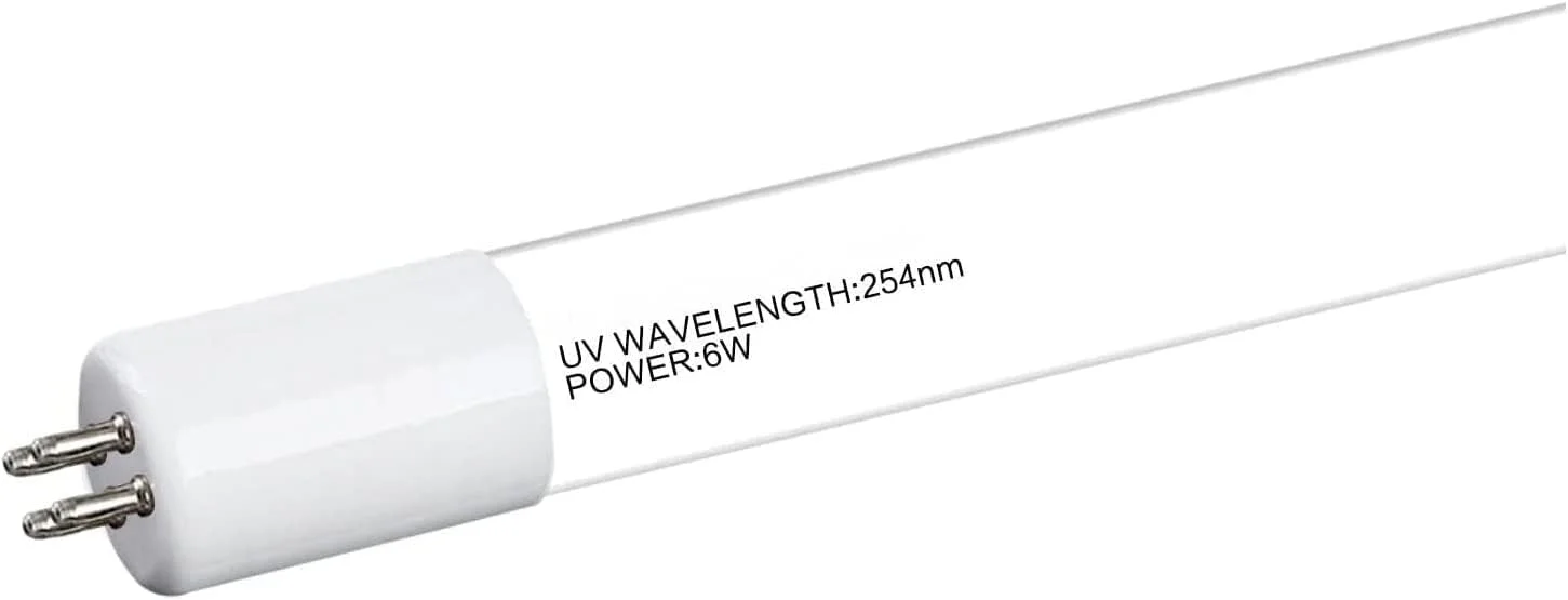 لامپ UV فیلتر آب 6 وات Geekpure برای ارتقاء سیستم فیلتراسیون اسمز معکوس (RO) (0.5-1 GPM)