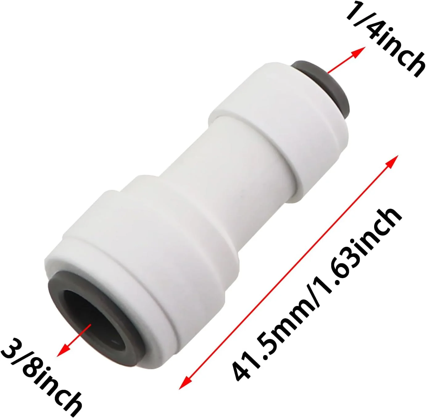 اتصال سریع و بدون بست تصفیه آب KKUANG، 1/4 به 3/8 اینچ، 10 عددی، جنس POM، مناسب برای سیستم های تصفیه آب RO و گردش آب، سفید اتصال سریع و بدون بست تصفیه آب KKUANG، 1/4 به 3/8 اینچ، 10 عددی، جنس POM، مناسب برای سیستم های تصفیه آب RO و گردش آب، سفید