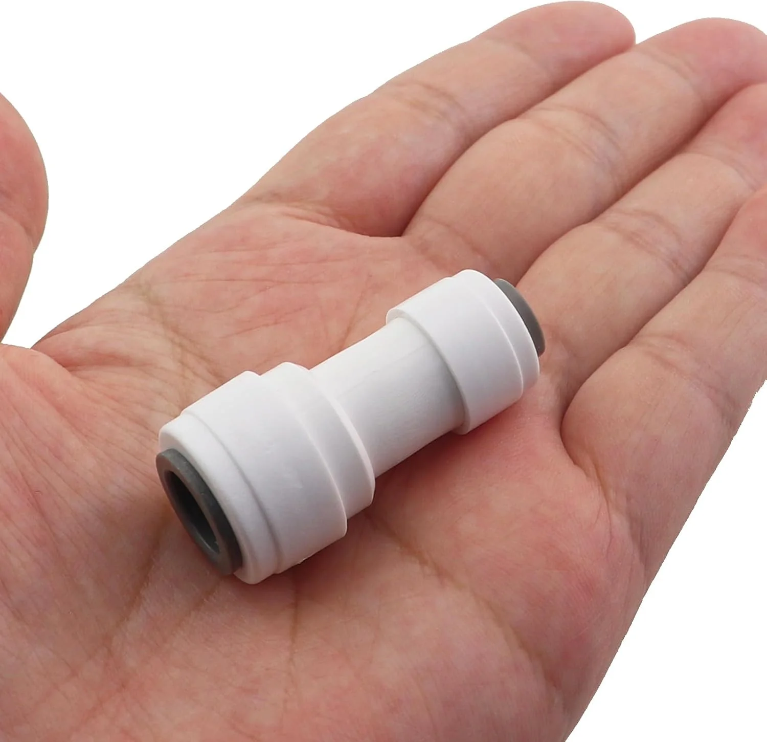 اتصال سریع و بدون بست تصفیه آب KKUANG، 1/4 به 3/8 اینچ، 10 عددی، جنس POM، مناسب برای سیستم های تصفیه آب RO و گردش آب، سفید اتصال سریع و بدون بست تصفیه آب KKUANG، 1/4 به 3/8 اینچ، 10 عددی، جنس POM، مناسب برای سیستم های تصفیه آب RO و گردش آب، سفید