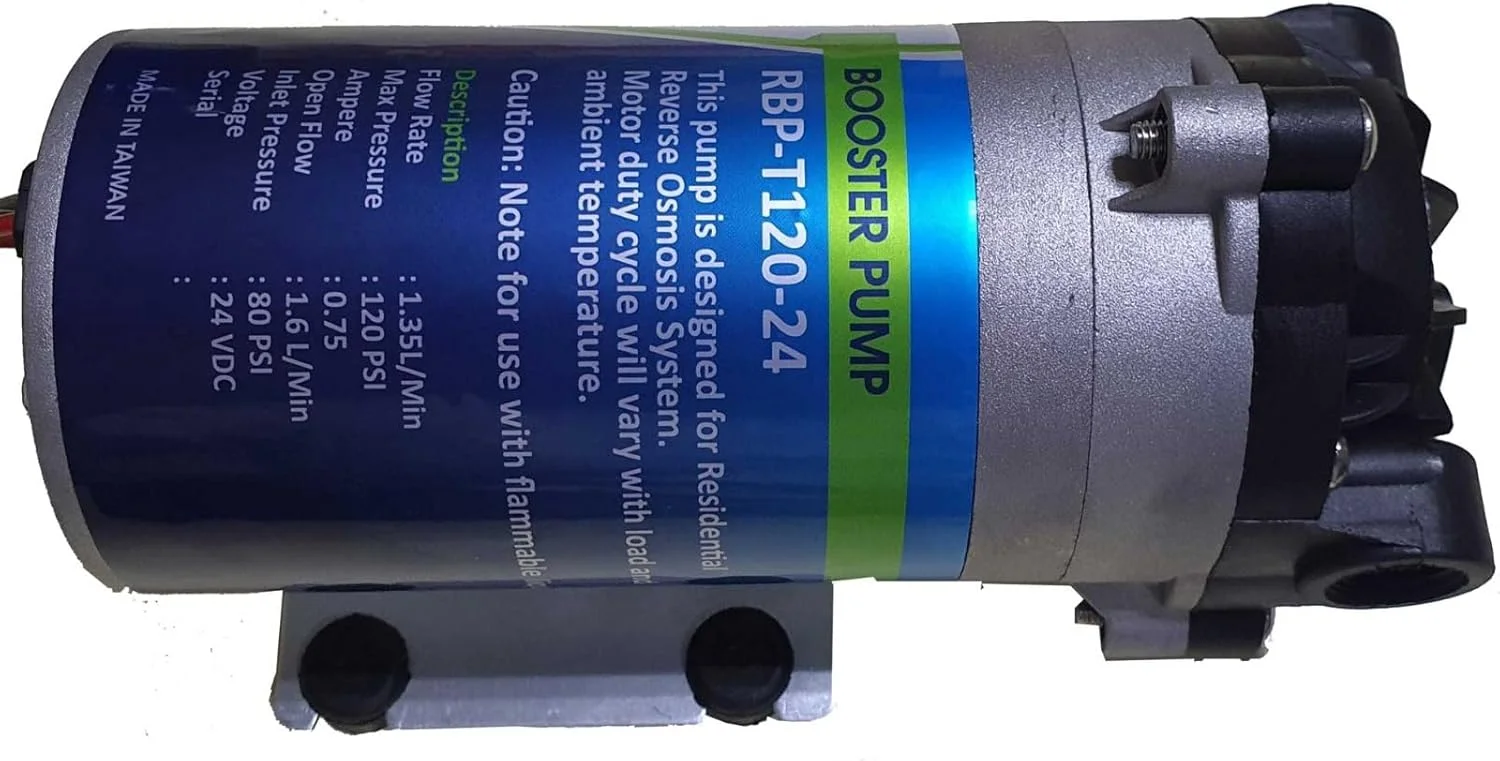 راه حل آب خالص باران، فیلتر آب اسمز معکوس زیر سینک، قطعات و لوازم جانبی تصفیه کننده آب RO (پمپ تقویت کننده RO)