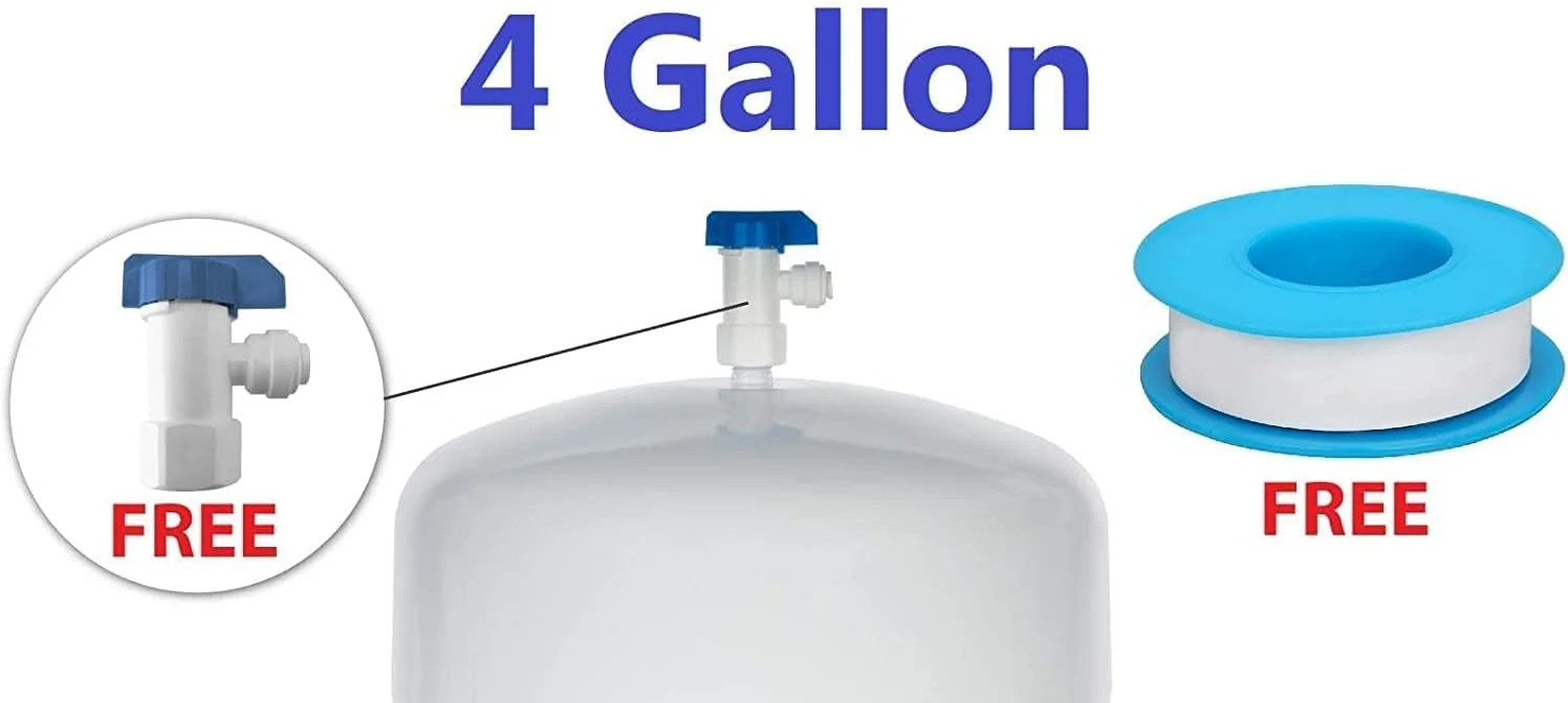 مخزن ذخیره آب 5 گالنی سیستم اسمز معکوس زیر سینکی Puri Pro، لوازم جانبی و قطعات یدکی دستگاه تصفیه آب