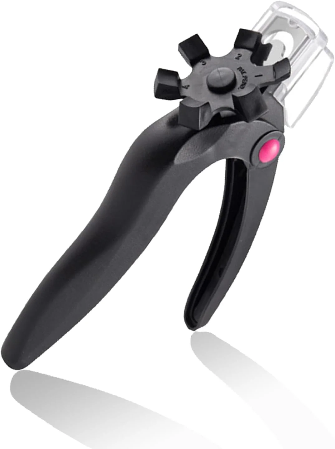 ناخن گیر آکریلیک قابل تنظیم حرفه ای Duomama - برش تیغه فولادی ضد زنگ با سایزر، گیره و اندازه گیری طول - ابزار مانیکور برای استفاده در سالن و منزل ناخن گیر آکریلیک قابل تنظیم حرفه ای Duomama - برش تیغه فولادی ضد زنگ با سایزر، گیره و اندازه گیری طول - ابزار مانیکور برای استفاده در سالن و منزل